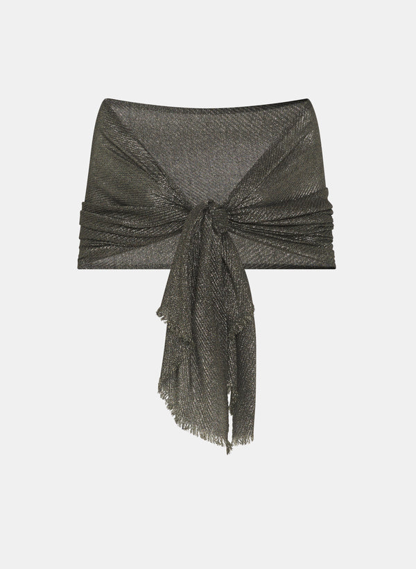 Laura Glitter Wrap Scarf