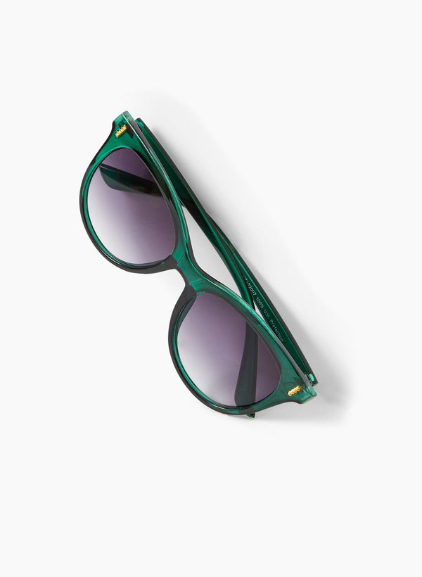 laura Gold Metallic Detail Sunglasses