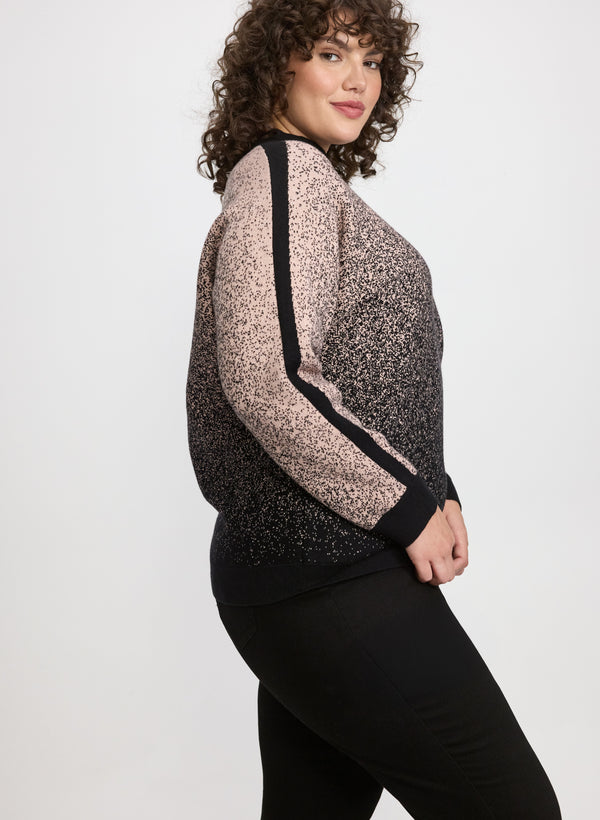 Laura Gradient Dot Motif Sweater