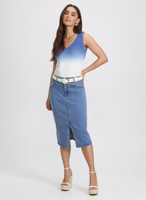 Laura Gradient Knit Pullover