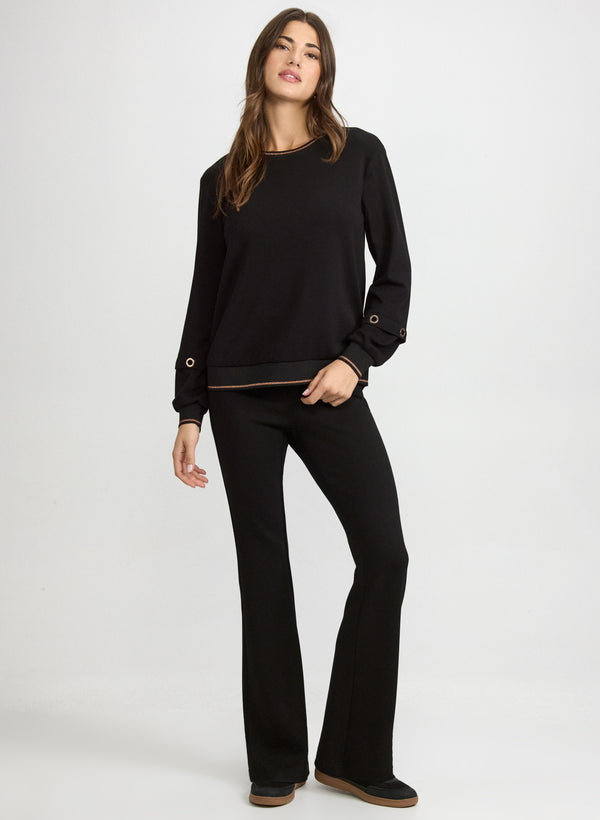 Laura Grommet Embellished Top