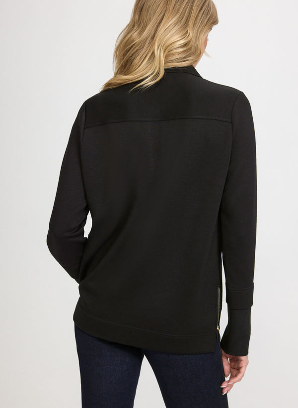 Laura Grommet Placket Top