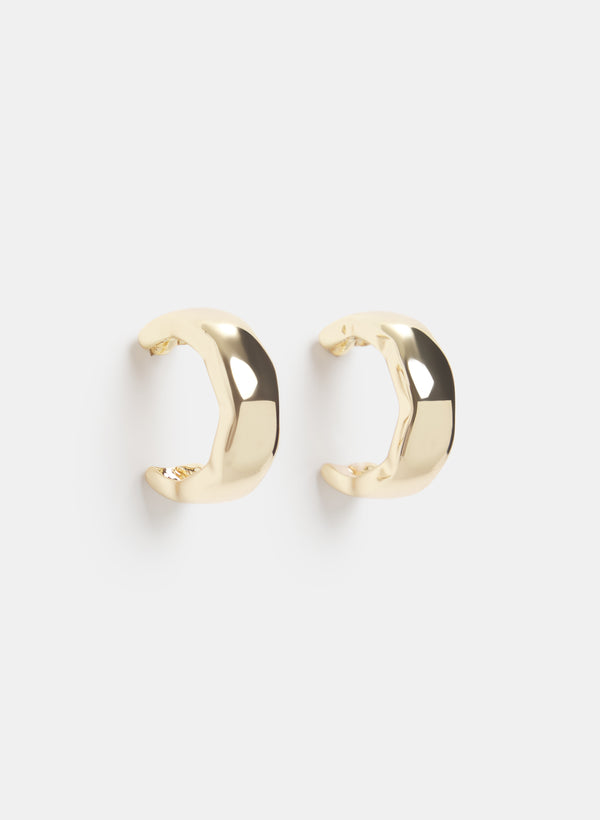 laura Hammered Hoop Earrings