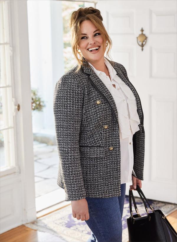 laura Hardworking Houndstooth