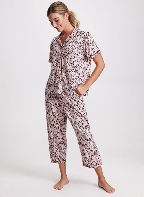 Laura Heart Print Pyjama Set