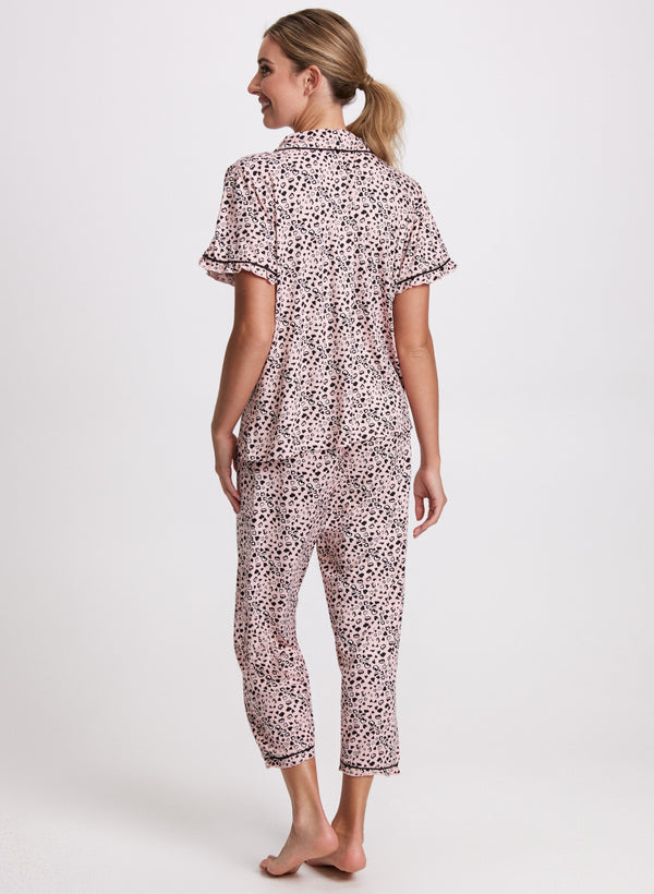 Laura Heart Print Pyjama Set