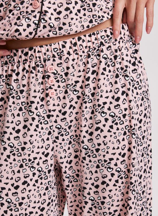 Laura Heart Print Pyjama Set