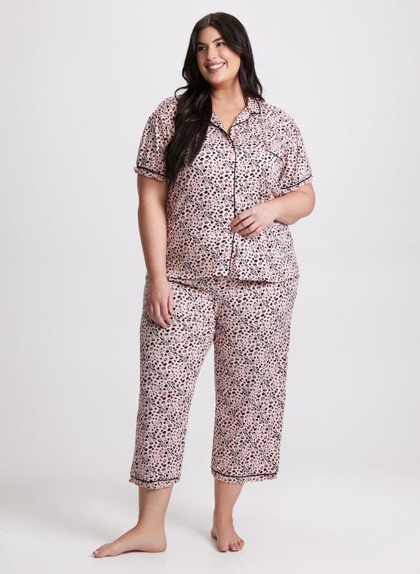 laura Heart Print Pyjama Set