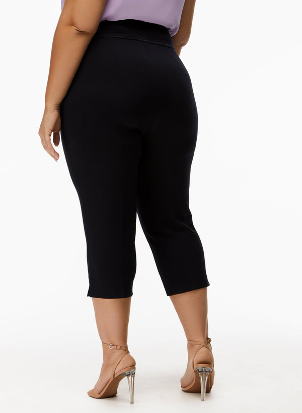 Laura Hem Slit Capris