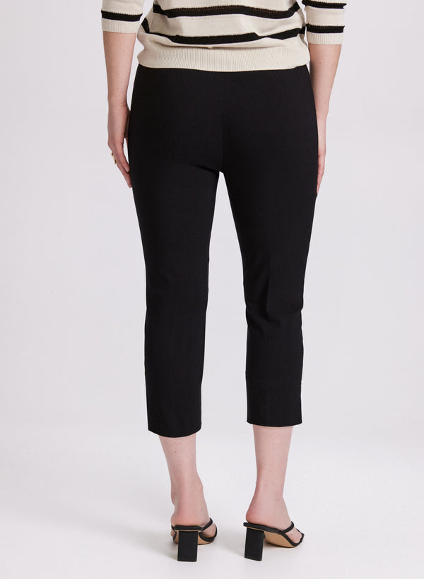 Laura High-Rise Bengaline Capris