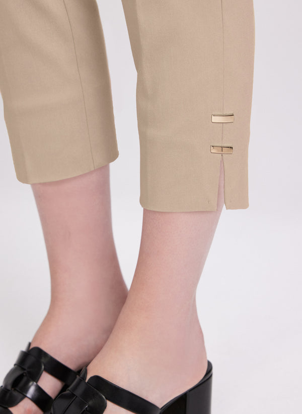 Laura High-Rise Bengaline Capris