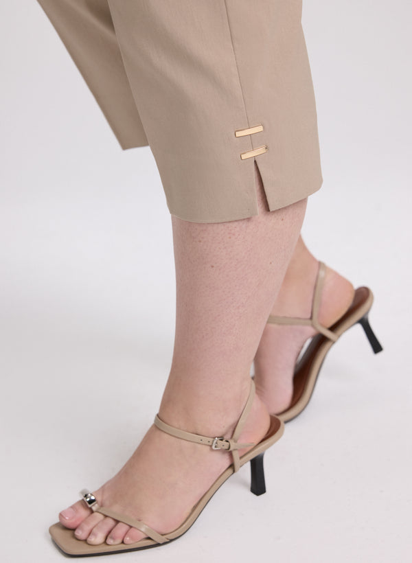 Laura High-Rise Bengaline Capris