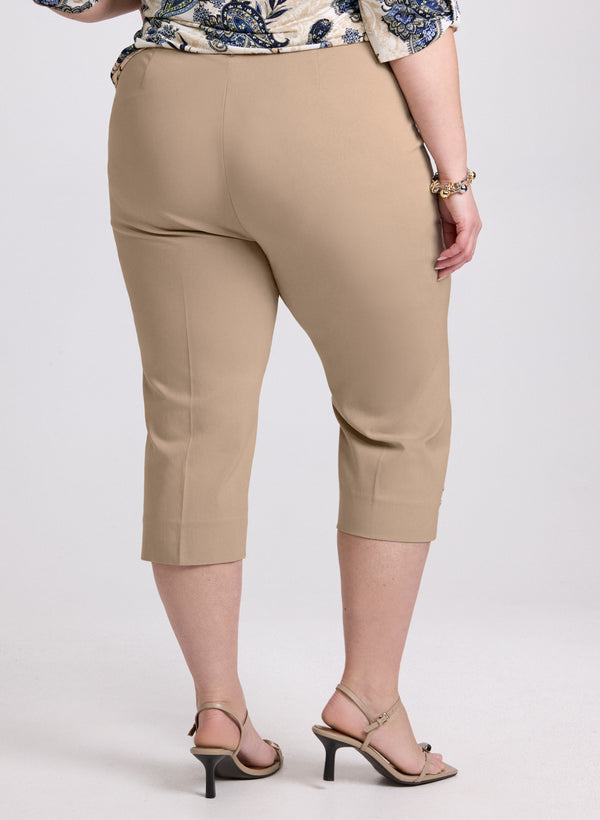 Laura High-Rise Bengaline Capris