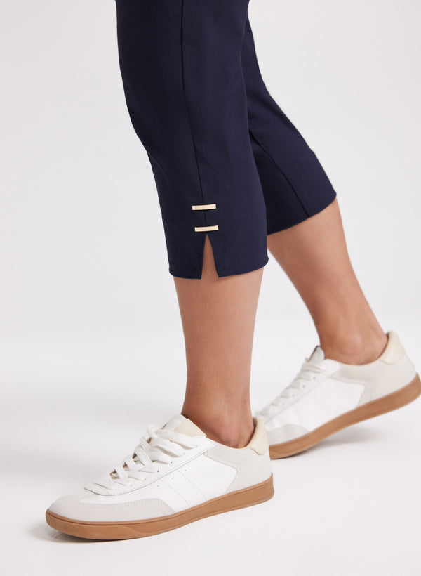 Laura High-Rise Bengaline Capris