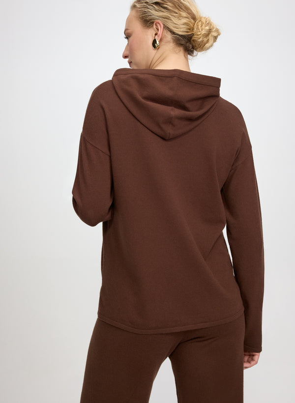 Laura Hooded Knit Pullover