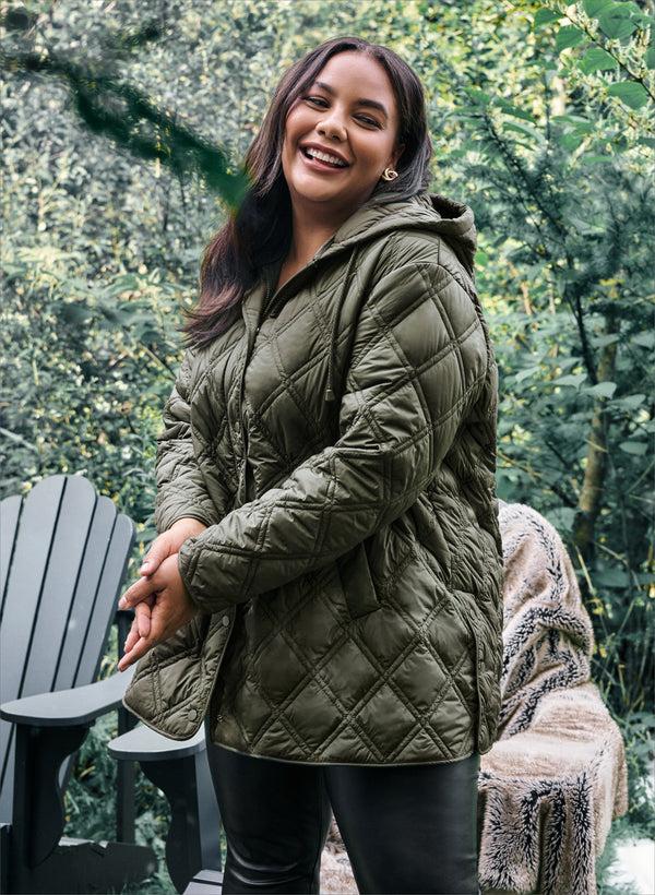 laura Hooded Quilted Jacket
