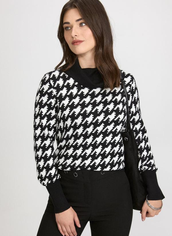 laura Houndstooth Sweater