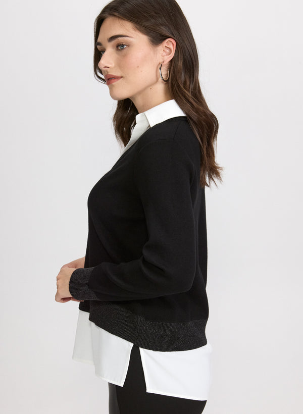 Laura Illusion Blouse Knit
