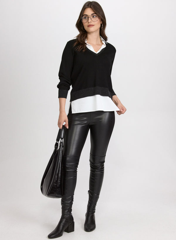 Laura Illusion Blouse Knit