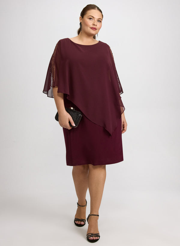 laura Illusion Jersey Dress