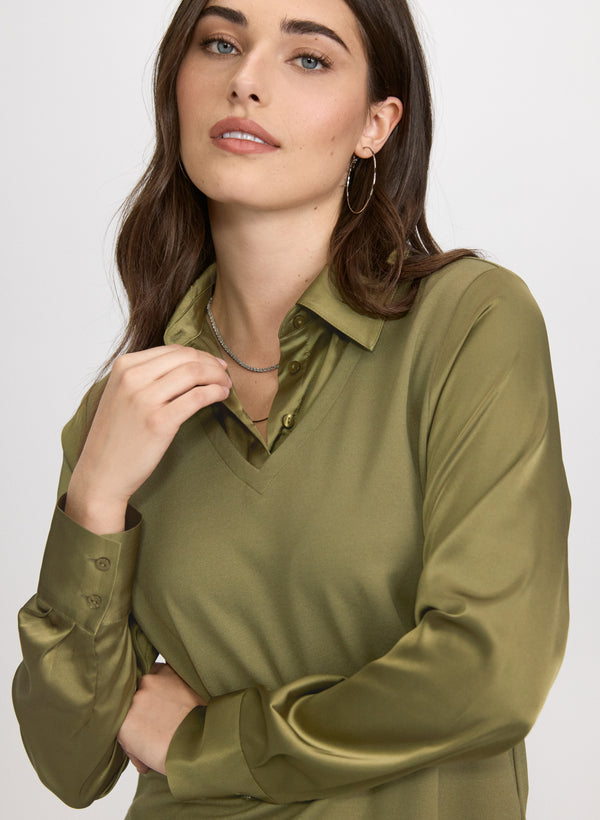 Laura Illusion Layered Top