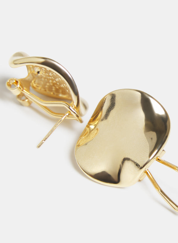 Laura Irregular Button Earrings