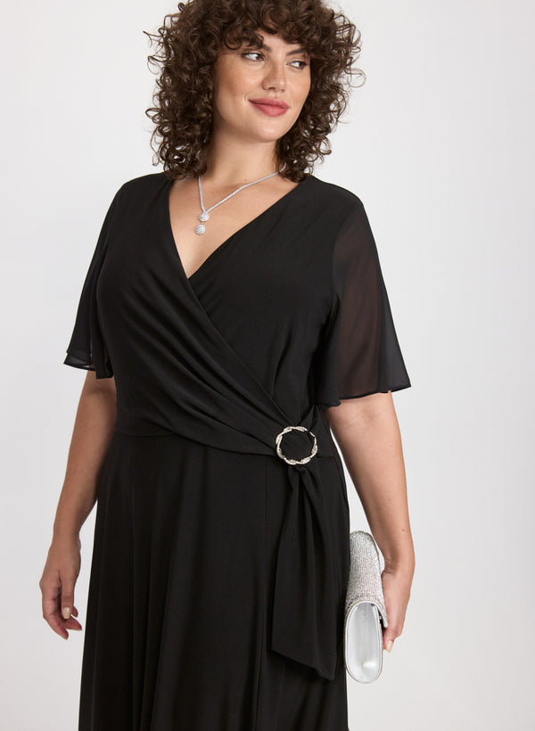 Laura Jersey Slit Dress