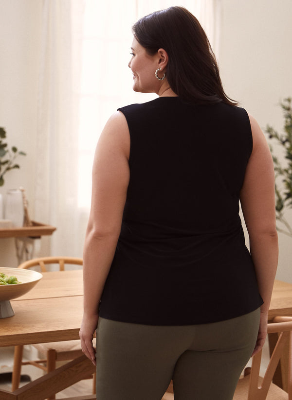 Laura Joseph Ribkoff - Asymmetric Button Front Tunic