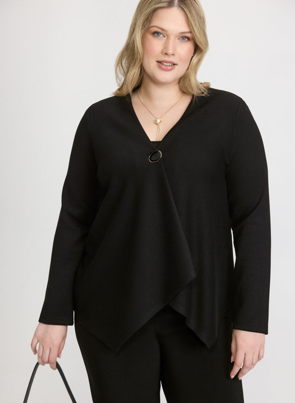 laura Joseph Ribkoff - Asymmetric Swing Jacket