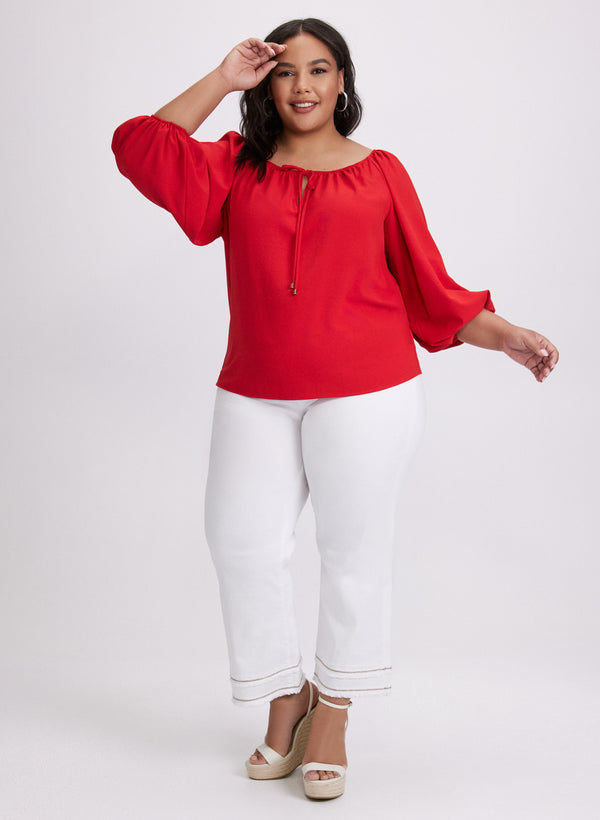 Laura Joseph Ribkoff - Balloon Sleeve Blouse