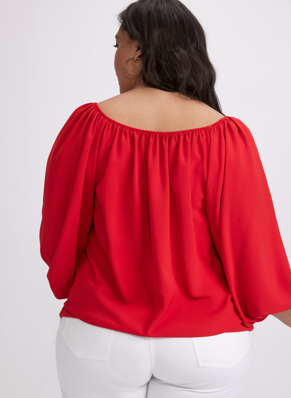 Laura Joseph Ribkoff - Balloon Sleeve Blouse