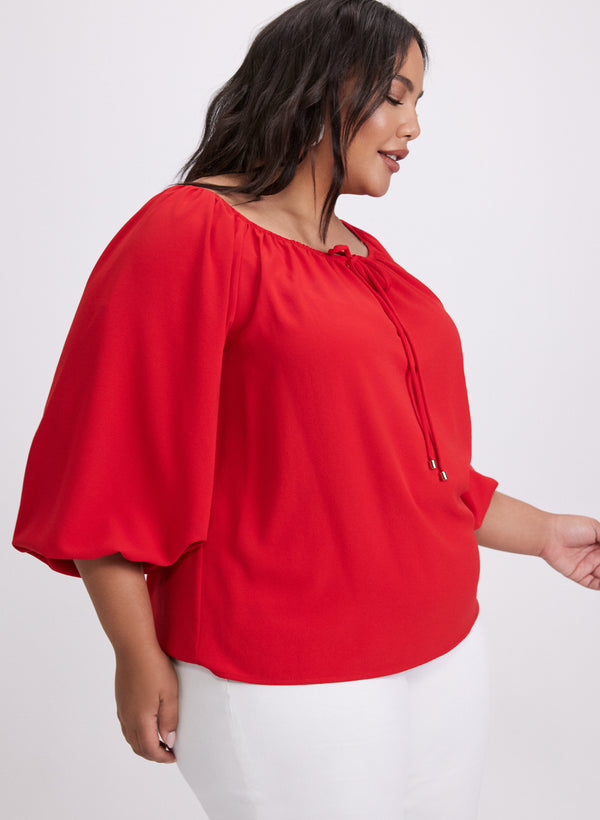 laura Joseph Ribkoff - Balloon Sleeve Blouse