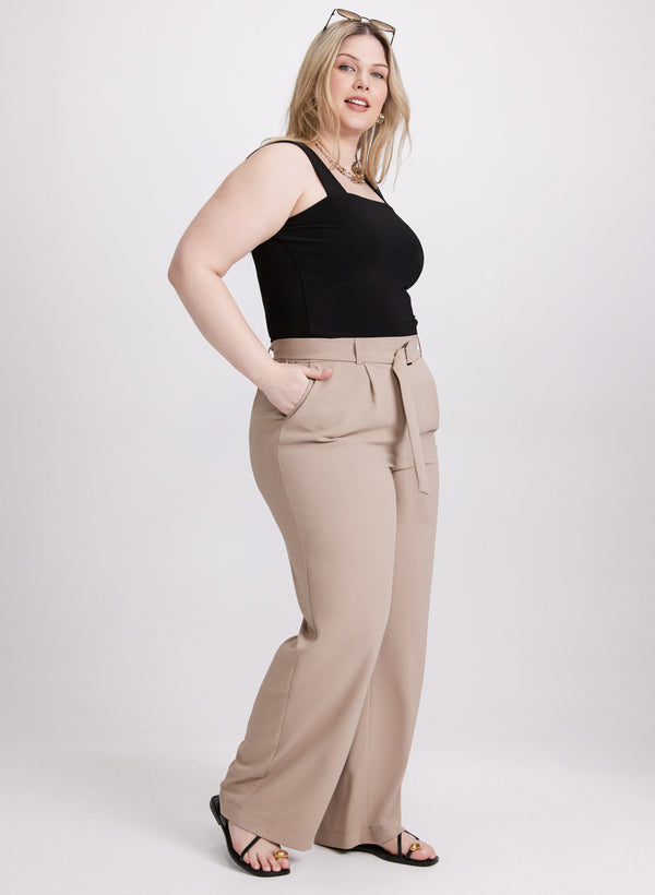 Laura Joseph Ribkoff - Belted Wide-Leg Pants