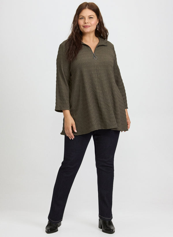 Laura Joseph Ribkoff - Bubble Knit Tunic Top