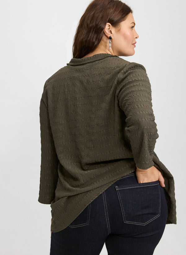 Laura Joseph Ribkoff - Bubble Knit Tunic Top