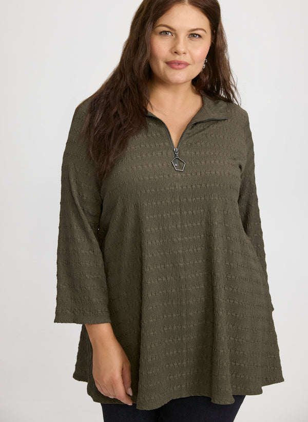laura Joseph Ribkoff - Bubble Knit Tunic Top