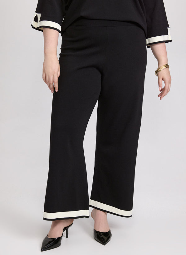 laura Joseph Ribkoff - Contrast Hem Pants