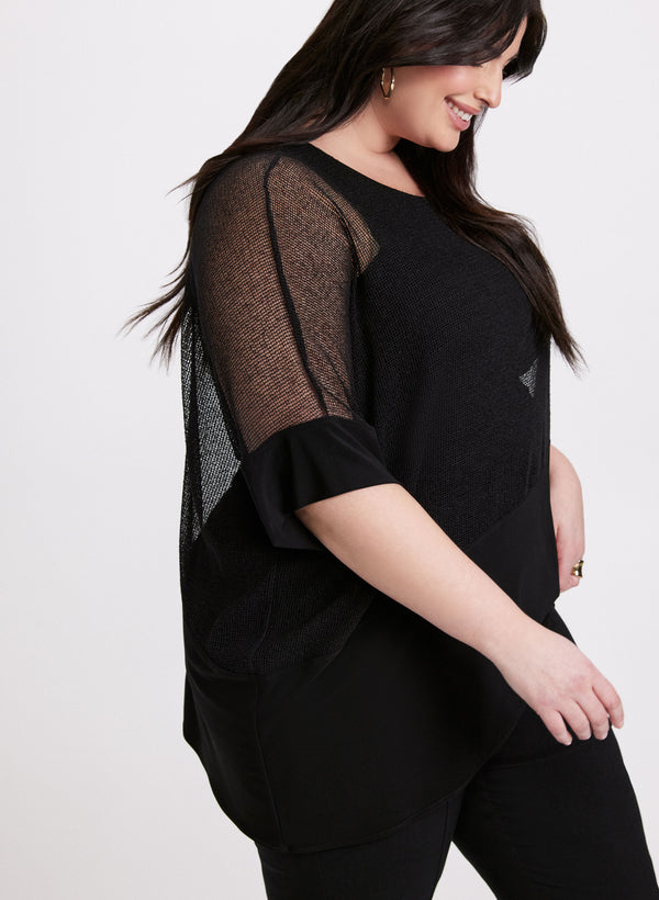 Laura Joseph Ribkoff - Crochet Top