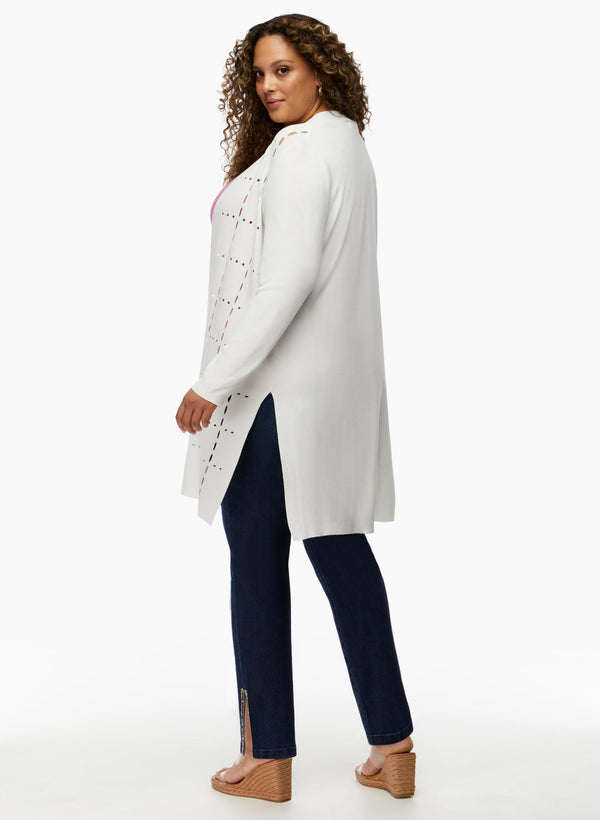 Laura Joseph Ribkoff - Cutout Detail Cardigan