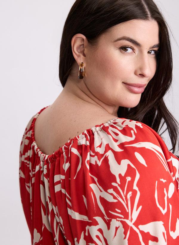 Laura Joseph Ribkoff - Floral Print Blouse