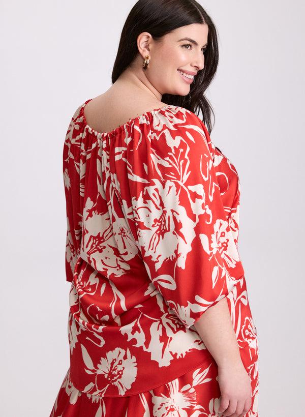 Laura Joseph Ribkoff - Floral Print Blouse