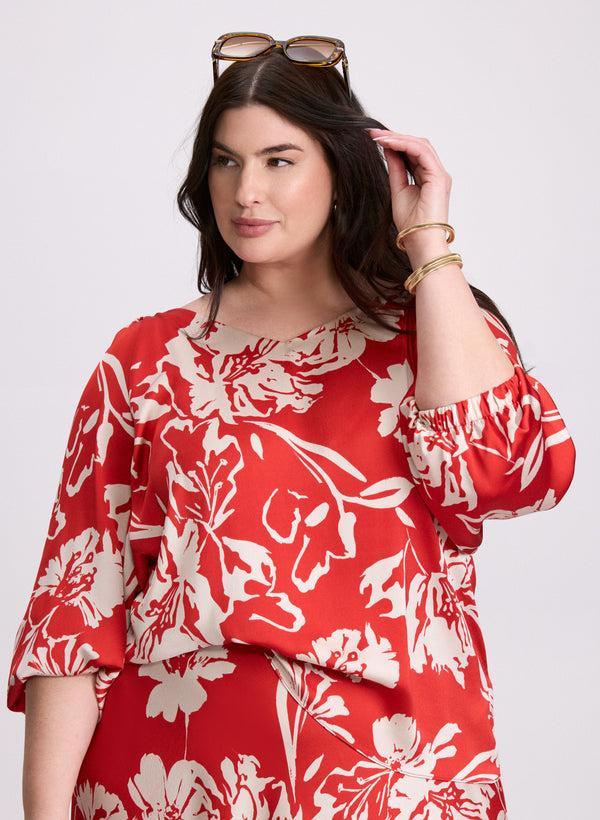 laura Joseph Ribkoff - Floral Print Blouse
