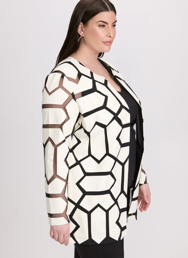 Laura Joseph Ribkoff - Geometric Jacket