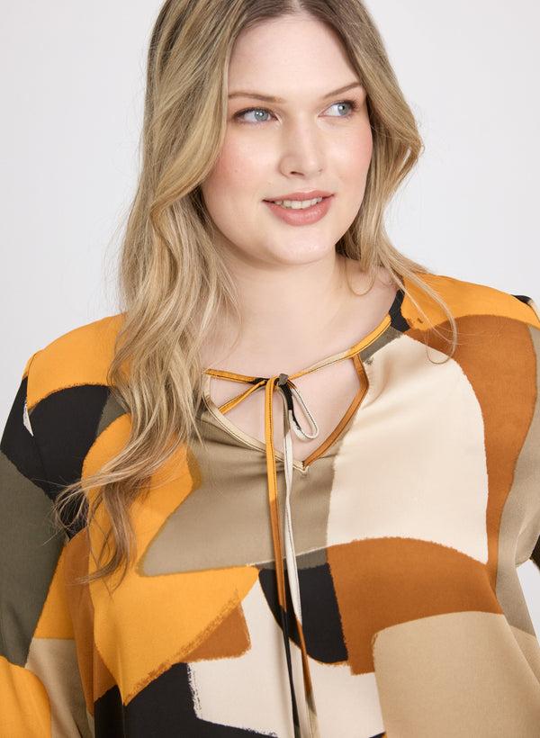 Laura Joseph Ribkoff - Geometric Print Blouse