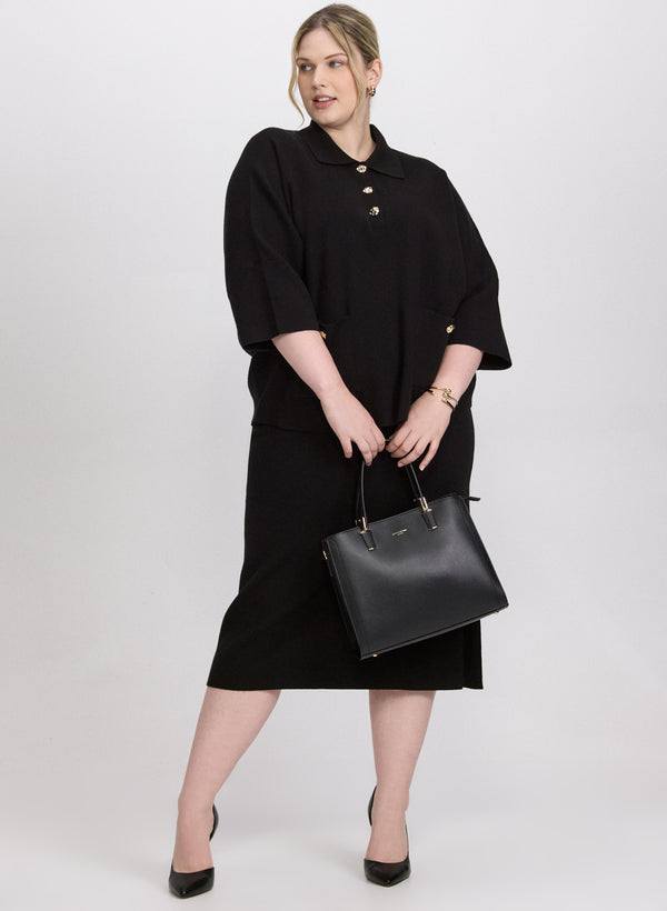 Laura Joseph Ribkoff - Knit Polo Sweater