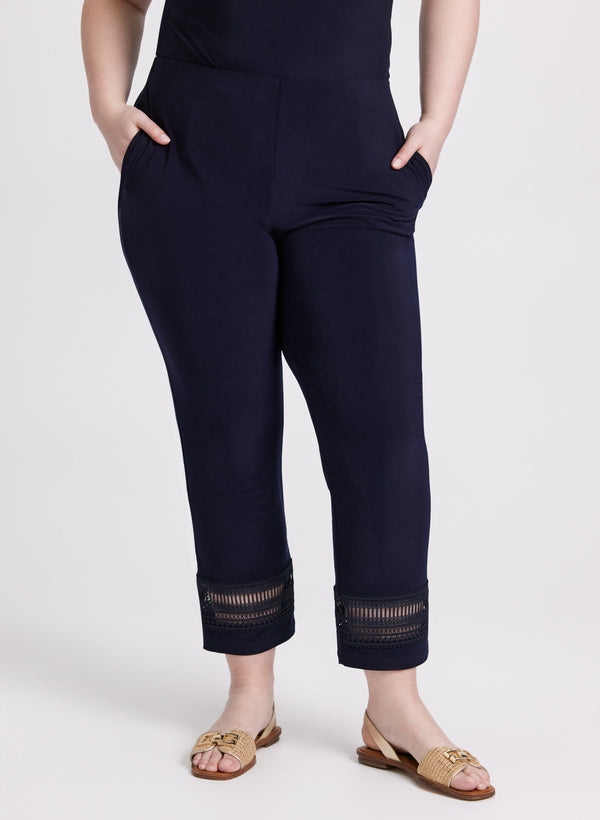 laura Joseph Ribkoff - Lace Trim Pants