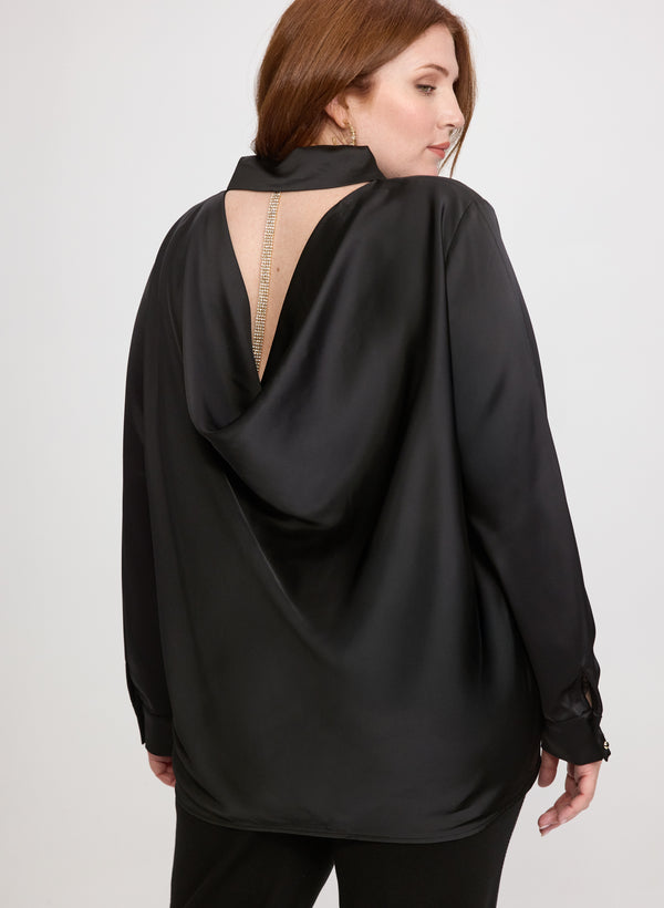 Laura Joseph Ribkoff - Open Back Blouse