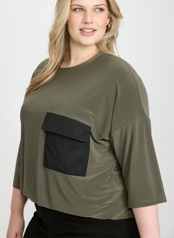 Laura Joseph Ribkoff - Patch Pocket Top