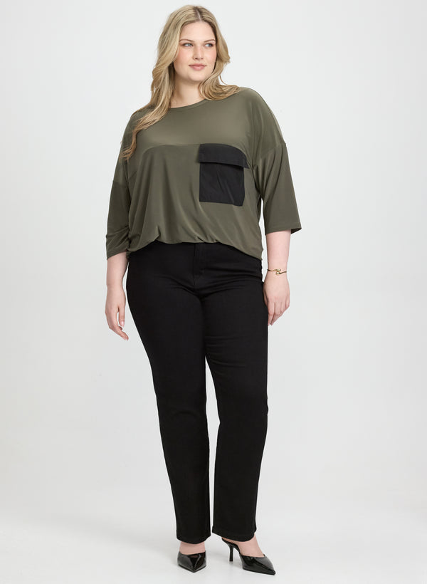 Laura Joseph Ribkoff - Patch Pocket Top