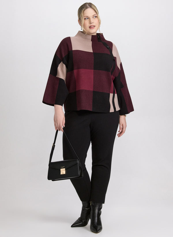 Laura Joseph Ribkoff - Plaid Pullover